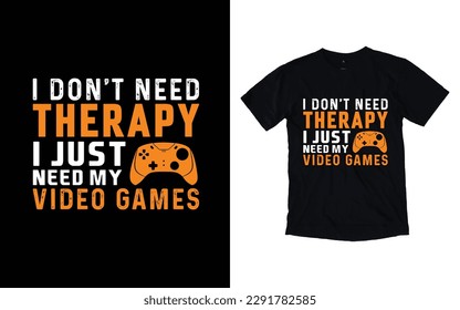 Gaming typography t-shirt design, Game vector t-shirt design, Vector Gaming t-shirt template, Gaming console, Vector illustration, Gamer, Print, Custom, Trendy, retro, video game