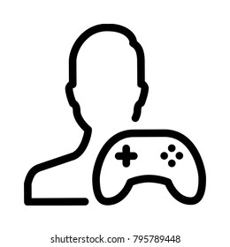 Gaming User With Controller