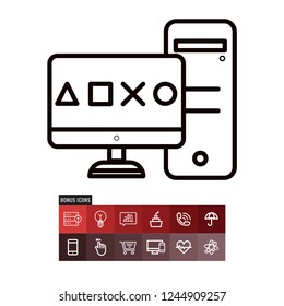 Gaming vector icon