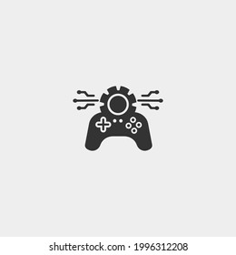 Gaming vector icon for web and design