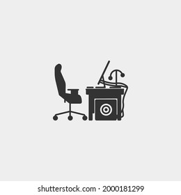 Gaming vector icon for web and design