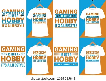 Gaming vector and T-shirt Design.