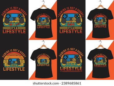 Gaming vector and T-shirt Design.