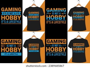 Gaming vector and T-shirt Design.