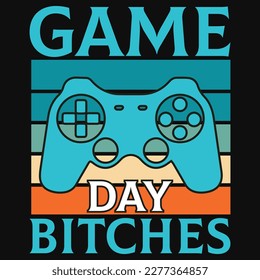 Gaming vintages tshirt design vector design 