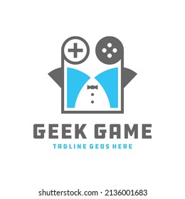 gaming worker illustration logo design
