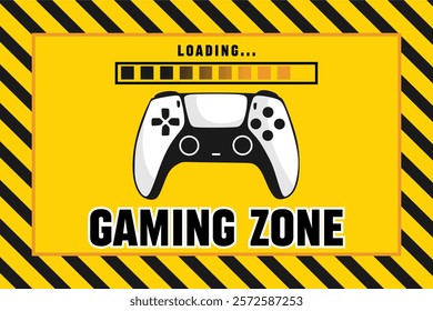 gaming zone with a game console