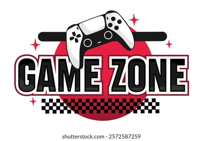 gaming zone with a game console