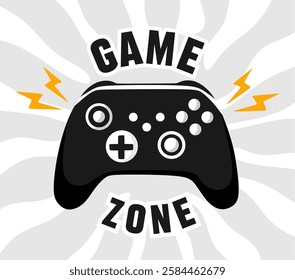 gaming zone with modern gaming consoles