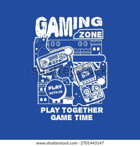 Gaming Zone play together game time street wear design