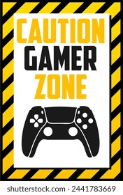 gaming zone poster for gamer