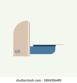 Gamma Knife For Radiation Treatment Of Brain Tumors And Abnormal Blood Vessel Formations. Cancer, Radiotherapy, Oncology. X-ray Beam Concept. Can Be Used For Topics Like Medicine, Health, Hospital, Eq