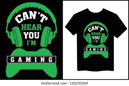 gamming t-shirt design vector Illustration