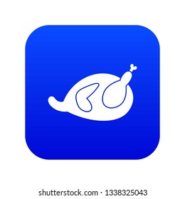 Gammon icon digital blue for any design isolated on white vector illustration