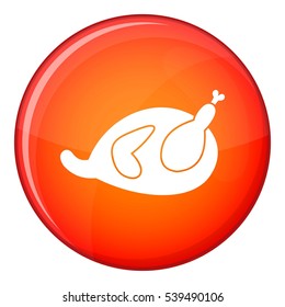Gammon icon in red circle isolated on white background vector illustration