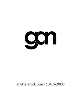 gan letter original monogram logo design