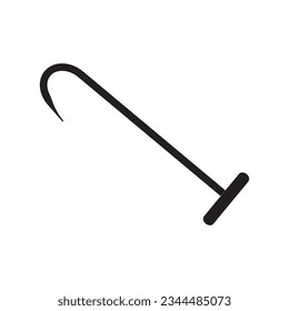Gancu icon, palm picking tool vector symbol design