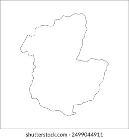 Ganda map outline, Giridih District, Jharkhand state, Republic of India, Government of Jharkhand, Indian territory, Eastern India, politics, village, tourism