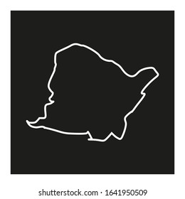 Mapa de la región de Gandaki en Nepal