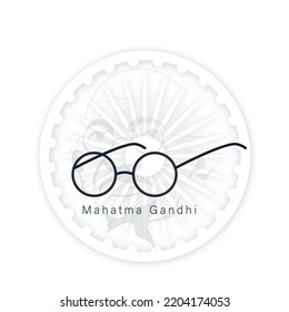 Gandhi Jayanti 2 October concept for Gandhi Birth Anniversary.