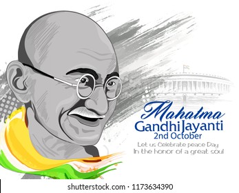 Gandhi Jayanti or 2nd October with creative design illustration, Mohandas Karam Chandra Gandhi Birthday. Gandhi Jayanti or 2nd October with creative design illustration, Mohandas Karam Chandra Gandhi Birthday.