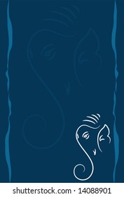 Ganesh in abstract form