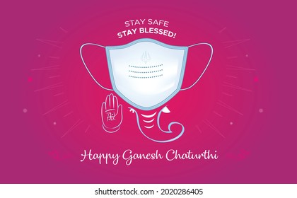 Ganesh Chaturthi festival celebration concept Background