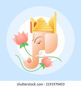 Ganesh Chaturthi, Ganesha Vector Art Work, Ganpati Festival Of India