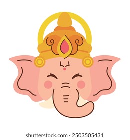 ganesh chaturthi hindu religious festival isolated