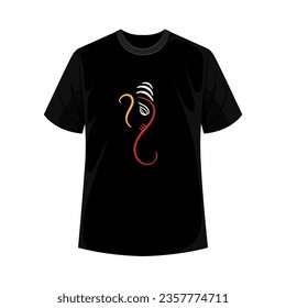 Ganesh Chaturthi mordan and creative t shirt design free download