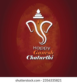 Ganesh Chaturthi Vector Illustration. Illustration of Ganesh Chaturthi festival of India vector banner poster greeting card