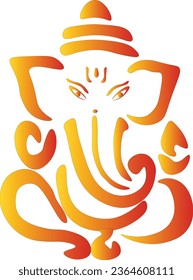 Ganesh chaturthi. Visiting card, house warming and wedding cards vector graphics