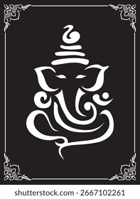 El símbolo del ícono de Ganesh Vector
