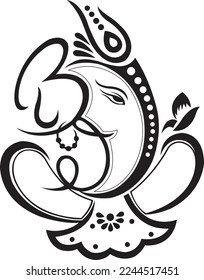 Ganesh Line Drawing _ 122