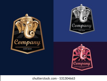 Ganesh, Luxury Logos ,Vector logo template