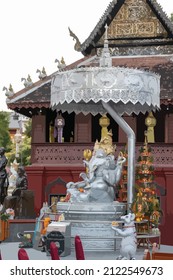 Ganesh in Wat Sri Suphan, silver temple