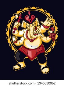 Ganesha Character Illustration