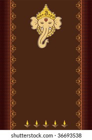 Fondo de Ganesha Diwali