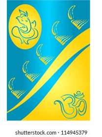 Ganesha Diwali Design