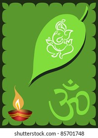 Ganesha Diwali Design