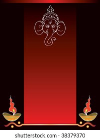 Ganesha Diwali Greeting