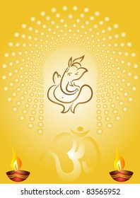 Ganesha Diwali Greeting