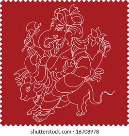 Ganesha (Elephant God) with Turban