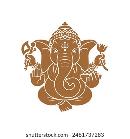 Ganesha, the god of knowledge and intelligence, the god of protection, the god of repelling evil or disaster and the god of wisdom.