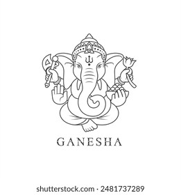 Ganesha, der Gott der Erkenntnis und Intelligenz, der Gott des Schutzes, der Gott der Abwehr des Bösen oder der Katastrophe und der Gott der Weisheit.