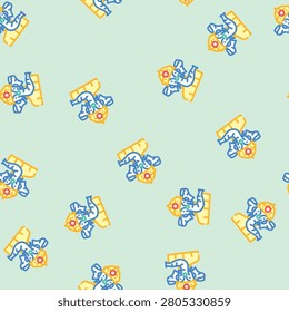 ganesha god om vector seamless pattern ganesha god om sign illustration