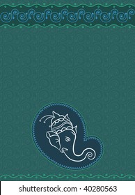 Tarjeta de felicitación Ganesha