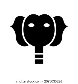 ganesha icon or logo isolated sign symbol vector illustration - high quality black style vector icons
