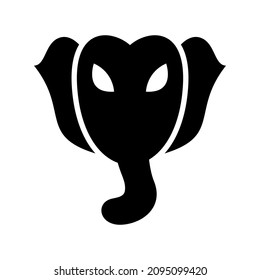 ganesha icon or logo isolated sign symbol vector illustration - high quality black style vector icons
