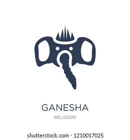 Ganesha icon. Trendy flat vector Ganesha icon on white background from Religion collection, vector illustration can be use for web and mobile, eps10